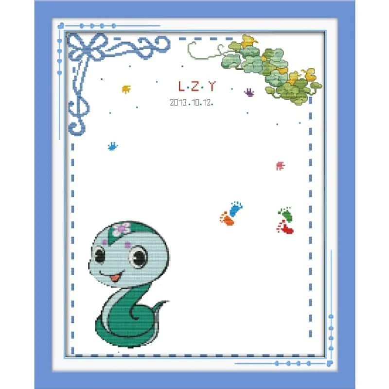 Baby's birth certificate(3)—snake 1