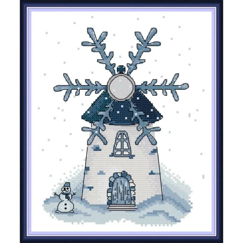Four seasons windmill - winter