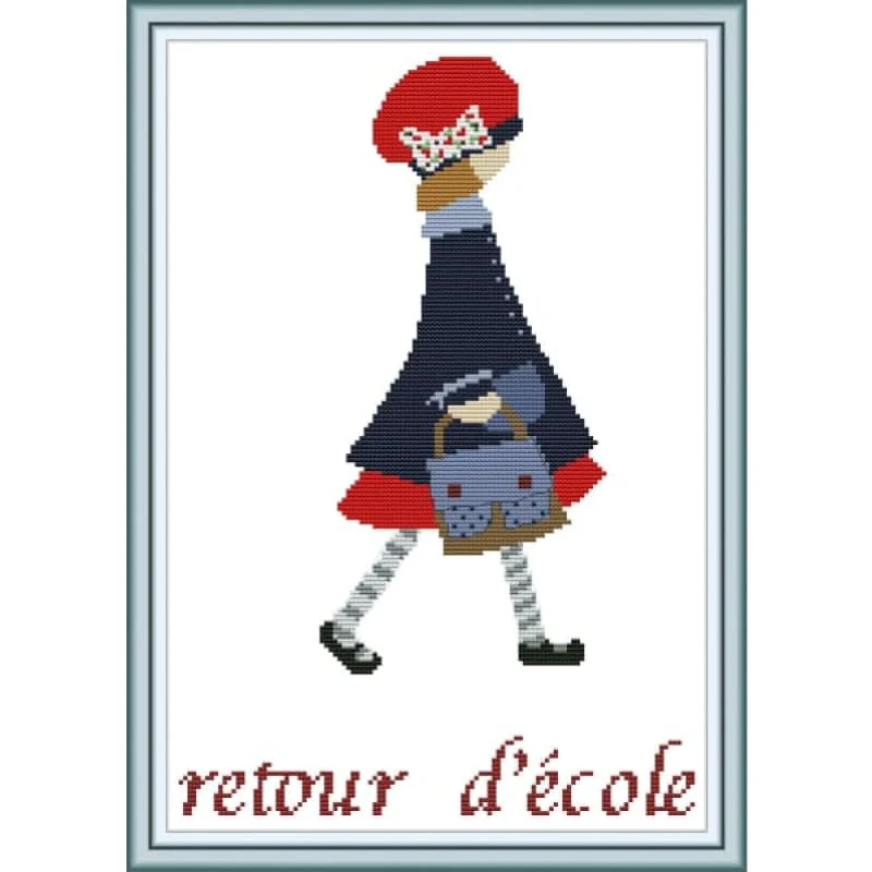 Girl with a bag