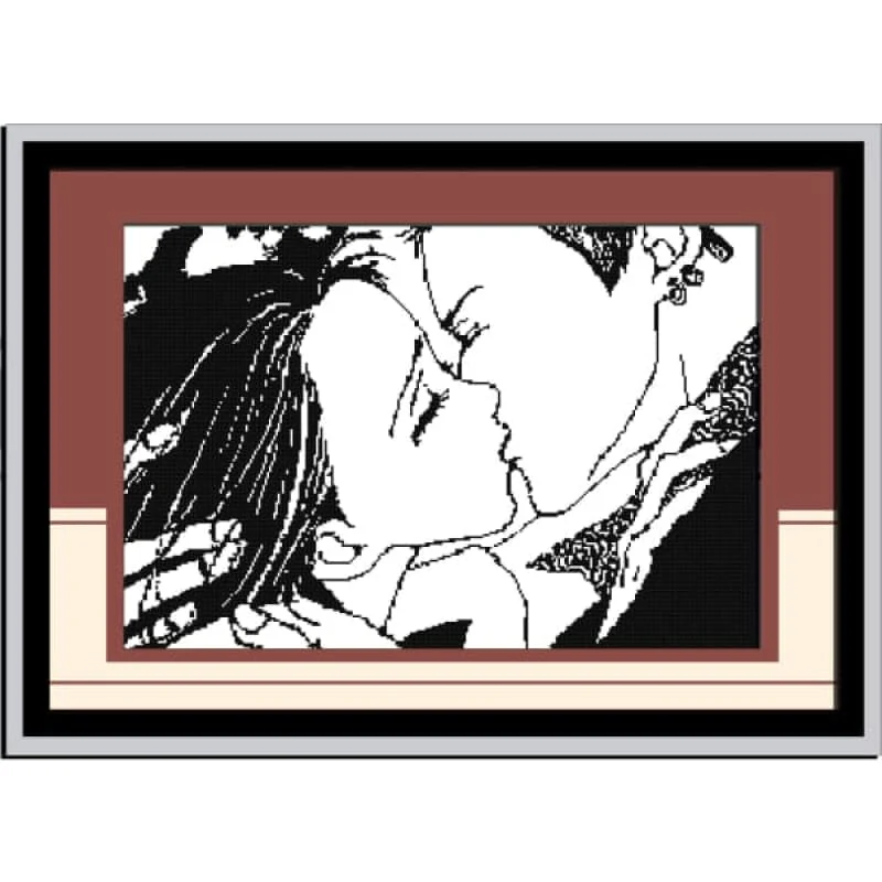 Kiss(black and white)