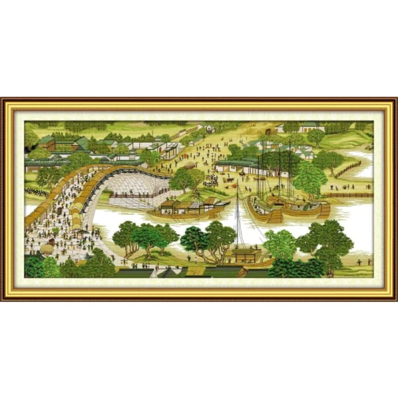 Riverside Scene at Qingming Festival(4) (exquisite edition)