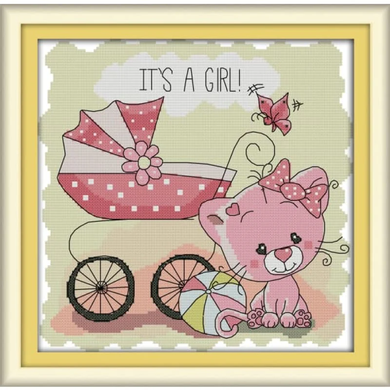 The cat and baby carriage