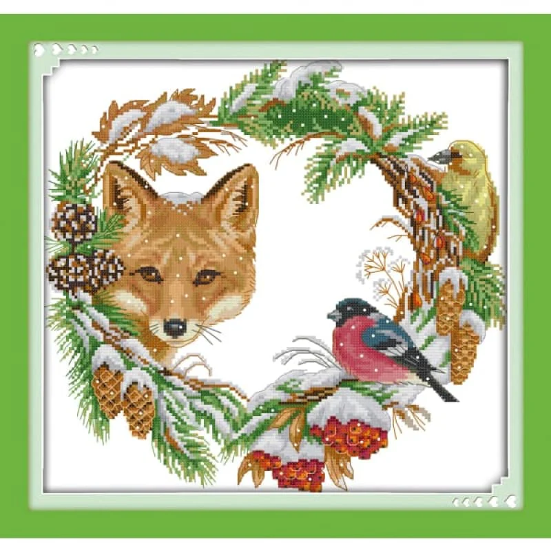The fox and the garland
